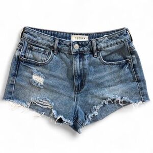 PACSUN Festival Short Distressed Destructed Denim Shorts Cutoffs
